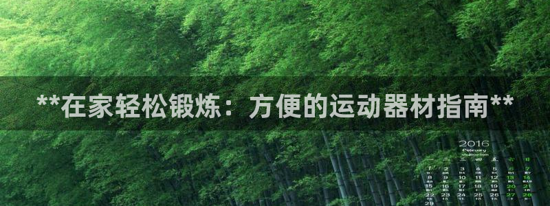 星奥盛典娱乐会所：**在家轻松锻炼：方便的运动器材指