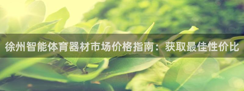星欧娱乐是正规平台吗知乎推荐：徐州智能体育器材市场价